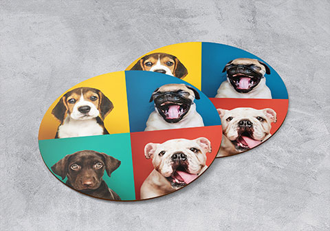 Create your own photo coasters