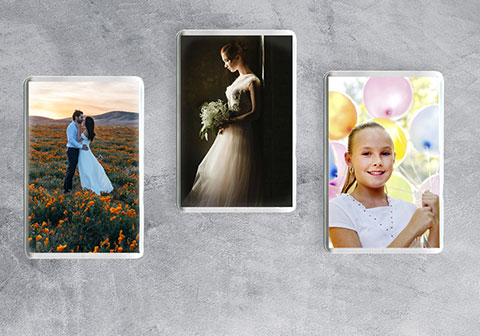 Create a photo magnet as a gift