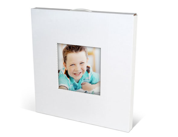 Aluminium photo print reverse, ready to hang