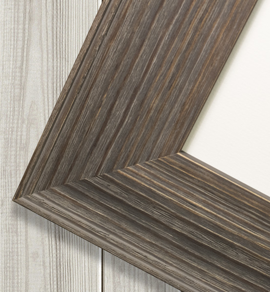 Natural wood frame