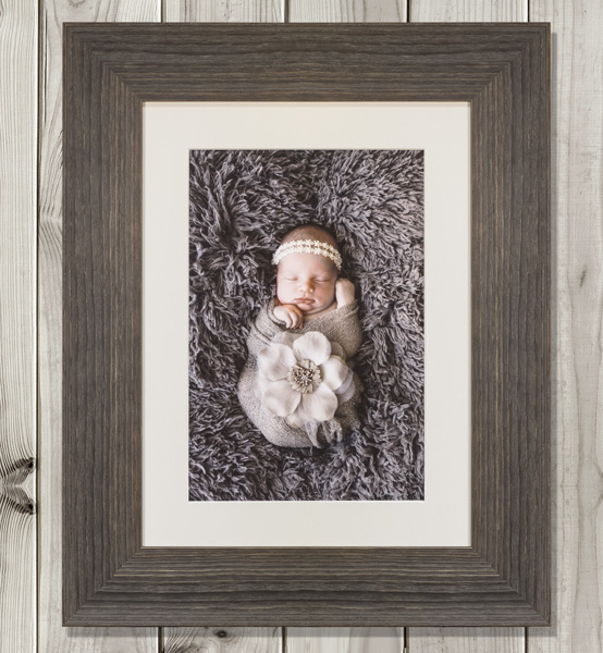 Natural wooden frame 