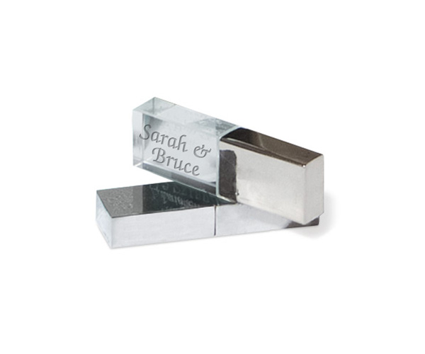 Engraved 8gb crystal USB